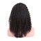 16 인치 몽고인 투명한 레이스에 처녀 머리 레이스 가발 비꼬인 꼬부라진 협력 업체