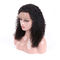 16 인치 몽고인 투명한 레이스에 처녀 머리 레이스 가발 비꼬인 꼬부라진 협력 업체